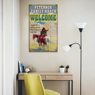Western Lovers - Wood & Metal Wall Art Wood & Metal Wall Art Meissenburg Designs