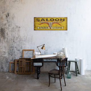 Saloon, Steaks and Chops - Wood & Metal Wall Art Wood & Metal Wall Art Marty Mummert Studio