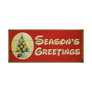 Season's Greetings: Generic - Wood & Metal Wall Art Wood & Metal Wall Art Marty Mummert Studio Wood 7" x 16"