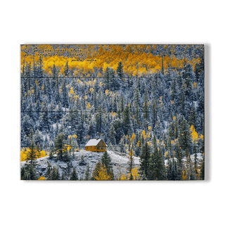 Chapel on a Hill - Wood & Metal Wall Art Wood & Metal Wall Art Michael Underwood Wood 12" x 9"