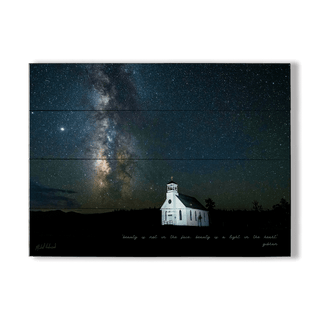 Milky Way - Wood & Metal Wall Art Wood & Metal Wall Art Michael Underwood Wood 12" x 9"