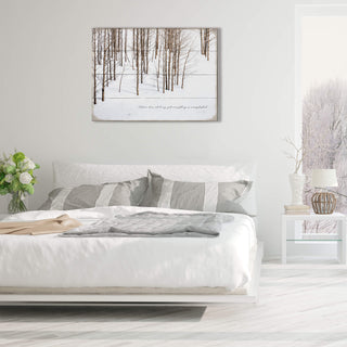 Edge of the Winter Woods - Wood & Metal Wall Art Wood & Metal Wall Art Michael Underwood