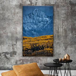 Majestic Peak - Wood & Metal Wall Art Wood & Metal Wall Art Michael Underwood