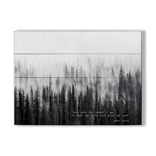 Misty Mountains - Wood & Metal Wall Art Wood & Metal Wall Art Michael Underwood Wood 12" x 9"