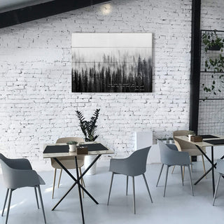 Misty Mountains - Wood & Metal Wall Art Wood & Metal Wall Art Michael Underwood