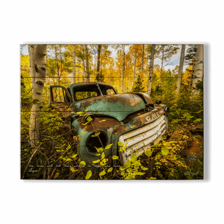 Abandoned Truck - Wood & Metal Wall Art Wood & Metal Wall Art Michael Underwood