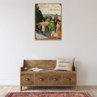 Southern Pines Weekend - Wood & Metal Wall Art Wood & Metal Wall Art Old Sport Gallery