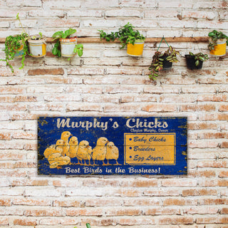 Murphy's Chicks - Wood & Metal Wall Art Wood & Metal Wall Art Out West Design