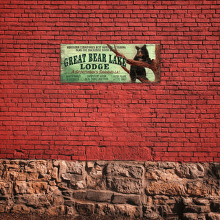 Great Bear Lake Lodge - Wood & Metal Wall Art Wood & Metal Wall Art Out West Design