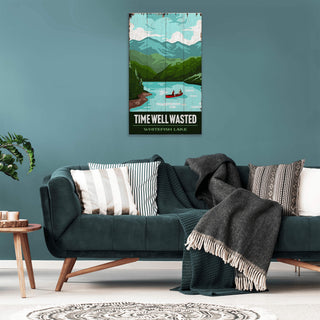 Time Well Wasted - Wood & Metal Wall Art Wood & Metal Wall Art Out West Design