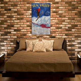 Ski Sun Valley - Wood & Metal Wall Art Wood & Metal Wall Art Out West Design