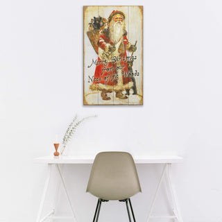 Saint Nicholas and The Cubs: Personalized - Wood & Metal Wall Art Wood & Metal Wall Art Marilynn Dwyer Mason