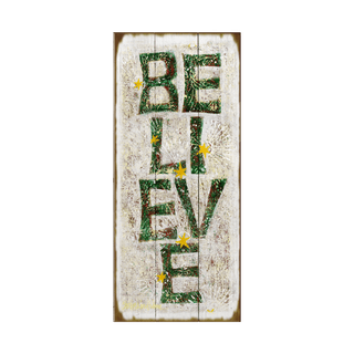 Believe in the Season - Wood & Metal Wall Art Wood & Metal Wall Art Shelle Lindholm