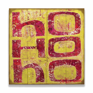 Ho Ho Ho: Let it Snow - Wood & Metal Wall Art Wood & Metal Wall Art Shelle Lindholm