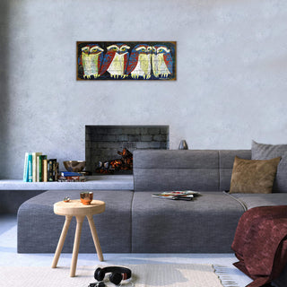Moon Shiners - Wood & Metal Wall Art Wood & Metal Wall Art Shelle Lindholm