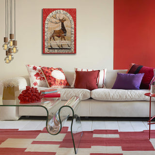 Winter Wapiti Elk - Wood & Metal Wall Art Wood & Metal Wall Art Shelle Lindholm