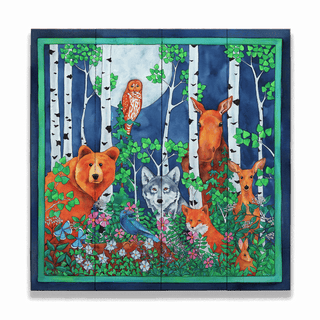 Who's In Your Backyard - Wood & Metal Wall Art Wood & Metal Wall Art Karen Savory