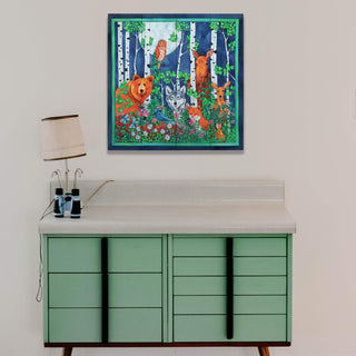 Who's In Your Backyard - Wood & Metal Wall Art Wood & Metal Wall Art Karen Savory