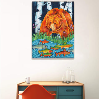 Being Schooled - Wood & Metal Wall Art Wood & Metal Wall Art Karen Savory
