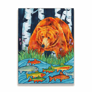 Being Schooled - Wood & Metal Wall Art Wood & Metal Wall Art Karen Savory