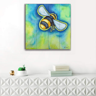 The Humble Bumble - Wood & Metal Wall Art Wood & Metal Wall Art Karen Savory
