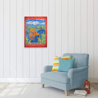 Catch Me If You Can - Wood & Metal Wall Art Wood & Metal Wall Art Karen Savory