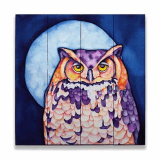 Moon Chaser - Wood & Metal Wall Art Wood & Metal Wall Art Karen Savory