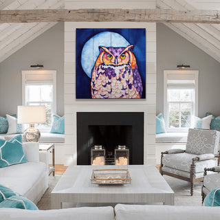 Moon Chaser - Wood & Metal Wall Art Wood & Metal Wall Art Karen Savory