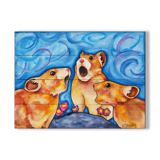 Doe-Rae-Me - Wood & Metal Wall Art Wood & Metal Wall Art Karen Savory Wood 9" x 12"