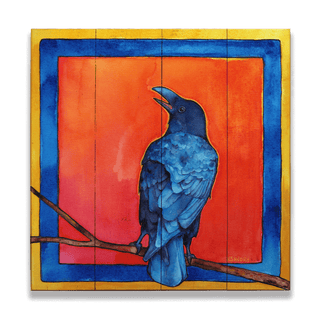 Fire on the Mountain - Wood & Metal Wall Art Wood & Metal Wall Art Karen Savory