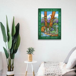Friends of Forest - Wood & Metal Wall Art Wood & Metal Wall Art Karen Savory