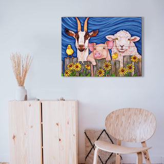 The Grass is Always Greener - Wood & Metal Wall Art Wood & Metal Wall Art Karen Savory