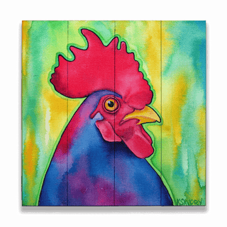 George - Wood & Metal Wall Art Wood & Metal Wall Art Karen Savory
