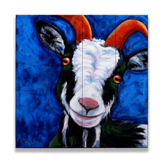 Got Your Goat - Wood & Metal Wall Art Wood & Metal Wall Art Karen Savory