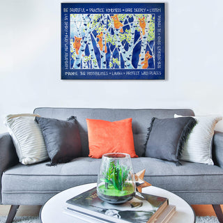 Hanging Out - Wood & Metal Wall Art Wood & Metal Wall Art Karen Savory
