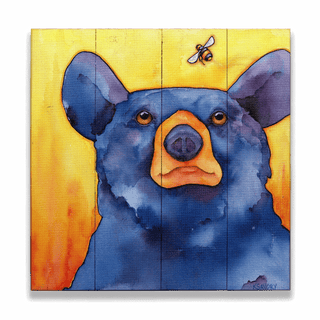 The Honey Seeker - Wood & Metal Wall Art Wood & Metal Wall Art Karen Savory