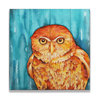 Wise Hunter - Wood & Metal Wall Art Wood & Metal Wall Art Karen Savory