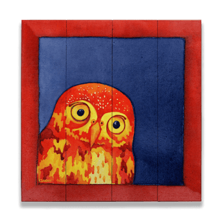 Lethally Curious - Wood & Metal Wall Art Wood & Metal Wall Art Karen Savory Wood 10.5" x 10.5"