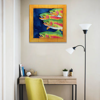 On the Move - Wood & Metal Wall Art Wood & Metal Wall Art Karen Savory