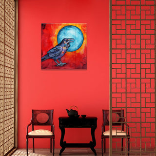 Ravenous Eclipse - Wood & Metal Wall Art Wood & Metal Wall Art Karen Savory