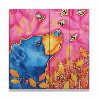 The Scent of Honey - Wood & Metal Wall Art Wood & Metal Wall Art Karen Savory