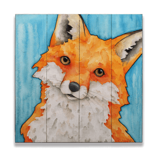 Sly Beauty - Wood & Metal Wall Art Wood & Metal Wall Art Karen Savory