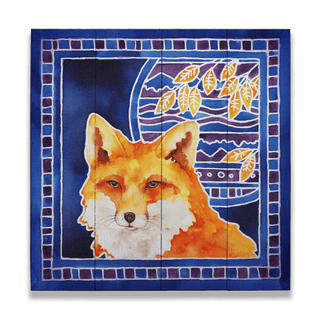 The Sly Fox - Wood & Metal Wall Art Wood & Metal Wall Art Karen Savory