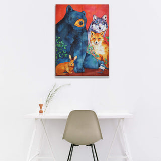 Neighborhood Watch - Wood & Metal Wall Art Wood & Metal Wall Art Karen Savory