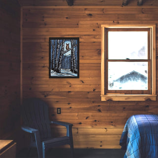 Night Owl In The Woods - Wood & Metal Wall Art Wood & Metal Wall Art Karen Savory