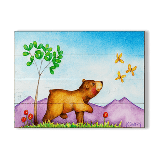 A Walk on the Wild Side - Wood & Metal Wall Art Wood & Metal Wall Art Karen Savory Wood 9" x 12"