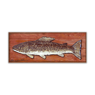 Dolly Varden: Generic - Metal on Wood Shaped Wall Art Shelle Lindholm