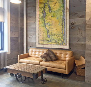 Whitney's Map of St. John's River: Vintage Map - Wood & Metal Wall Art Wood & Metal Wall Art Lisa Middleton