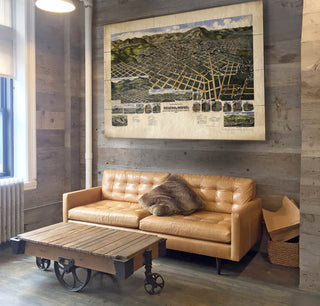 Historic Helena, Montana - Wood & Metal Wall Art Wood & Metal Wall Art Lisa Middleton
