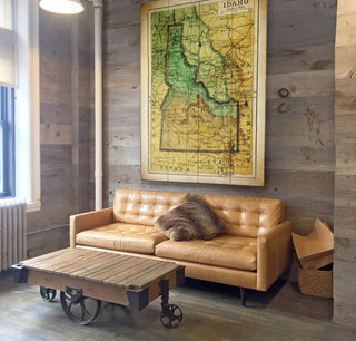 Historic 1906 Map of Idaho - Wood & Metal Wall Art Wood & Metal Wall Art Lisa Middleton